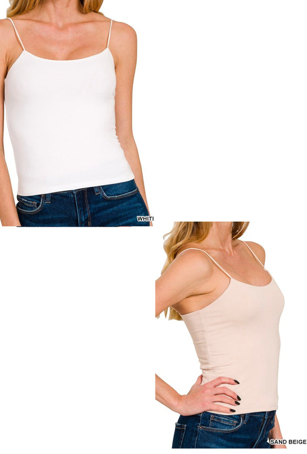 Camie - Double layered spaghetti cami