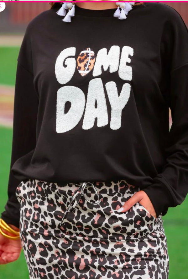 Laces - Game approved sweatshirt "Game Day" - Black