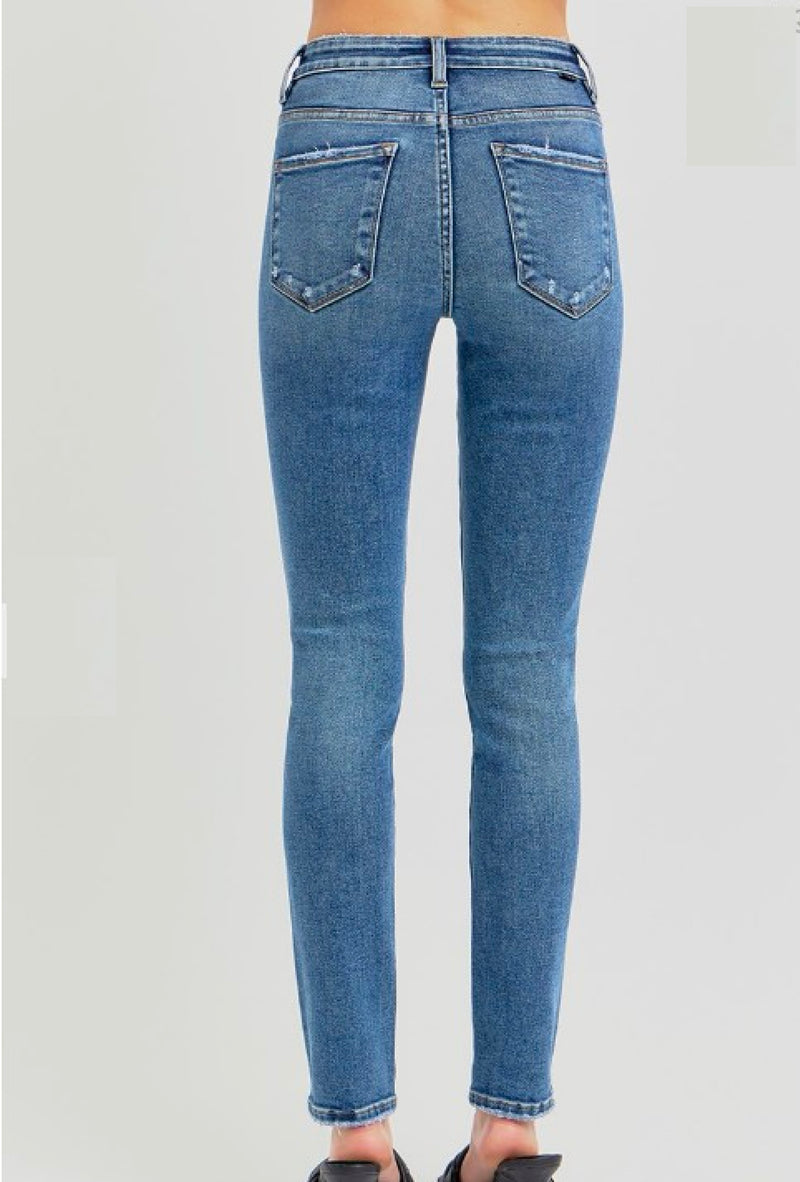 Ms James - Tummy control high rise ankle slim skinny jeans - Light