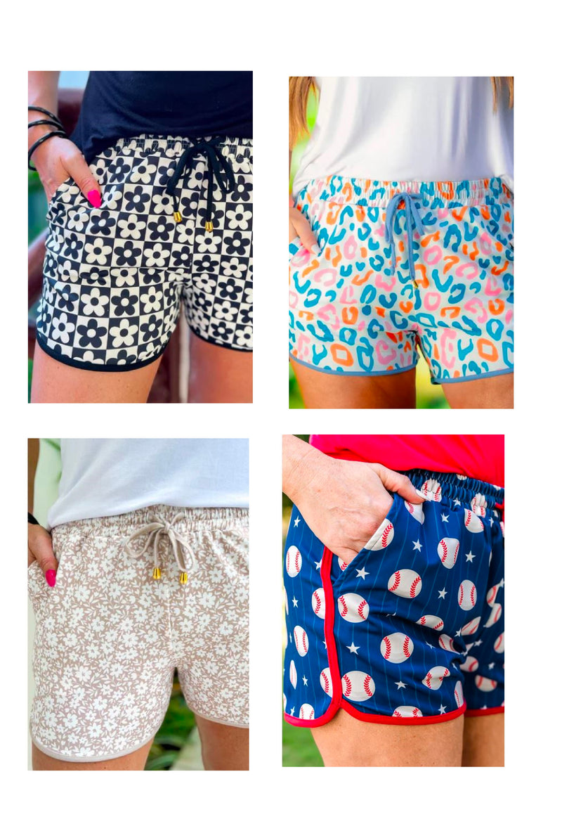 Ms Jess - Drawstring everyday shorts