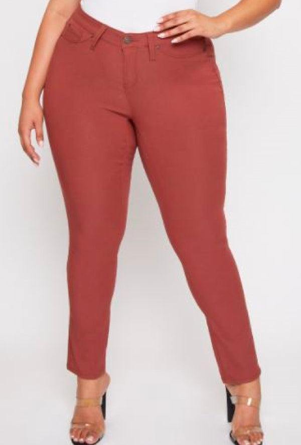 Ms Harvest - Hyperstretch skinny jean is fit to feel like leggings - Redwood