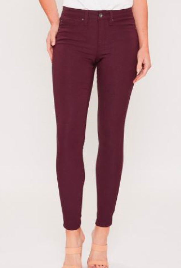 Ms Fall - YMI Jeans Hyperstretch skinny jean is fit to feel like leggings - Plum