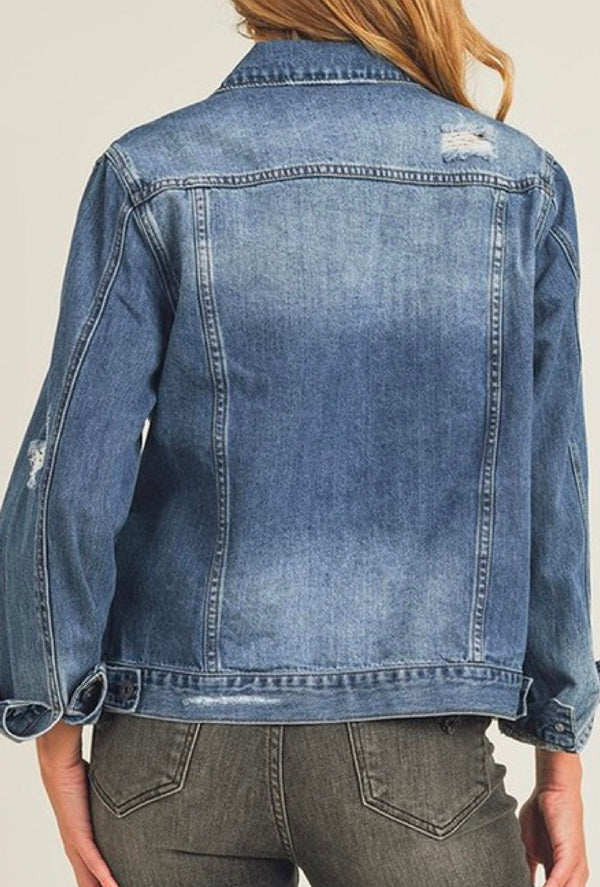 Regina - Relaxed fit classic denim jacket